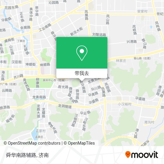 舜华南路辅路地图