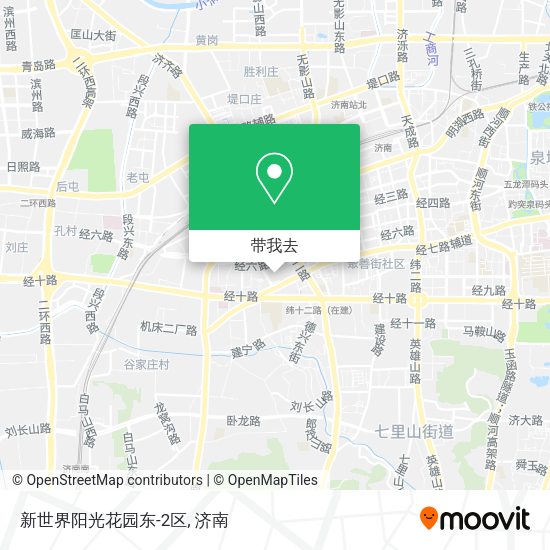 新世界阳光花园东-2区地图