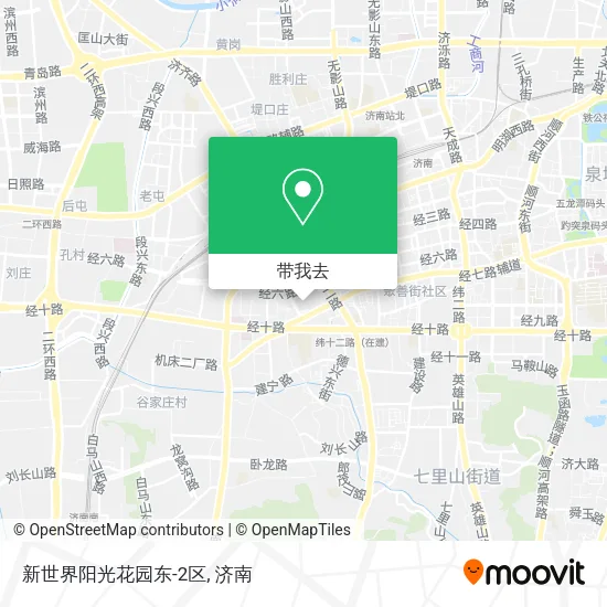 新世界阳光花园东-2区地图