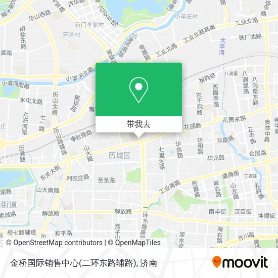 金桥国际销售中心(二环东路辅路)地图