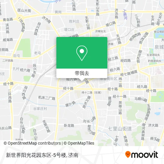 新世界阳光花园东区-5号楼地图