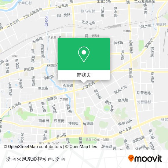 济南火凤凰影视动画地图