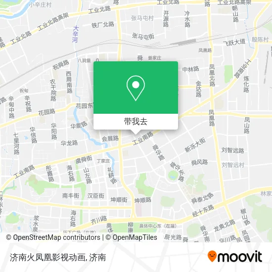 济南火凤凰影视动画地图