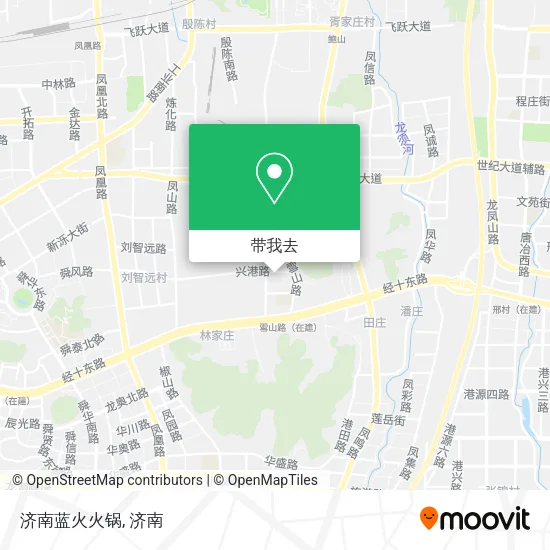 济南蓝火火锅地图