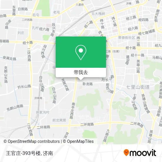 王官庄-393号楼地图