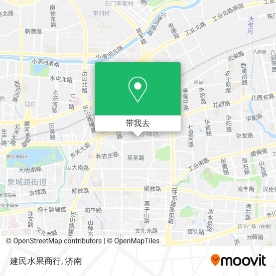 建民水果商行地图