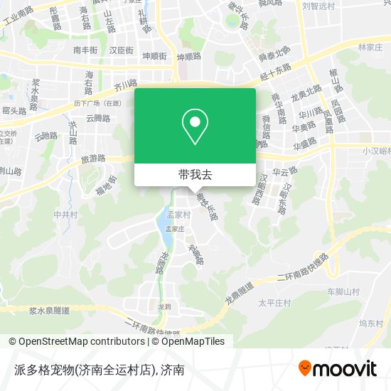 派多格宠物(济南全运村店)地图