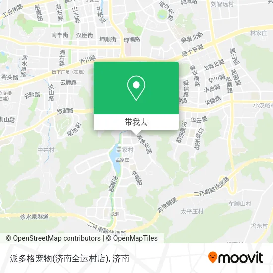 派多格宠物(济南全运村店)地图