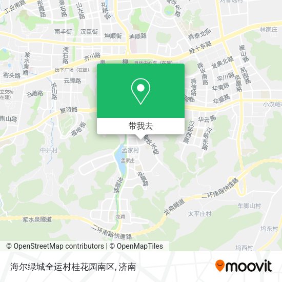 海尔绿城全运村桂花园南区地图