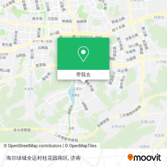 海尔绿城全运村桂花园南区地图