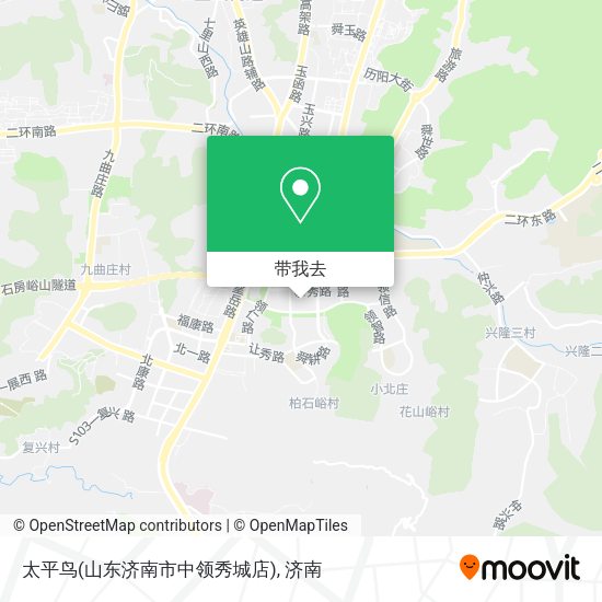 太平鸟(山东济南市中领秀城店)地图