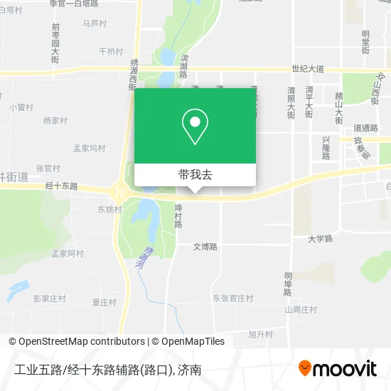 工业五路/经十东路辅路(路口)地图