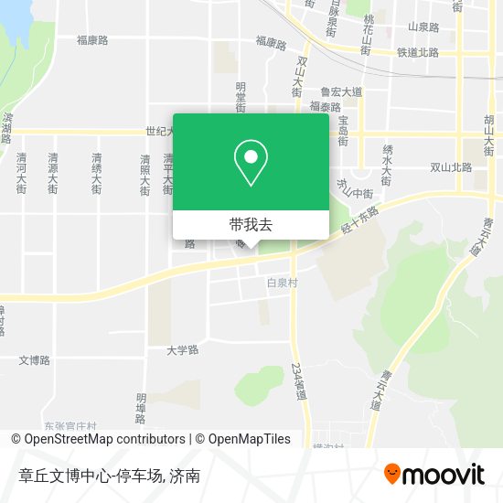 章丘文博中心-停车场地图
