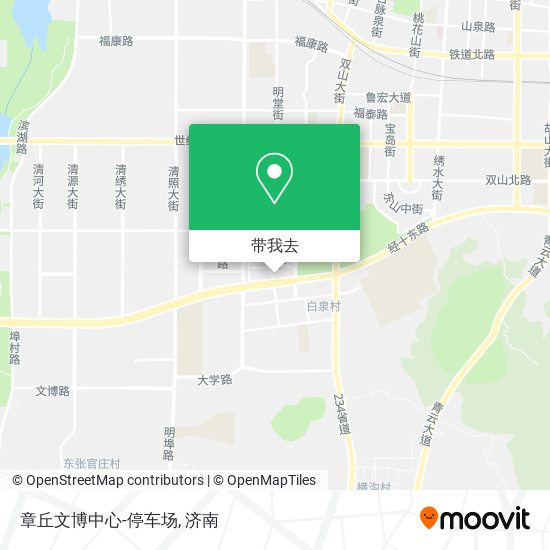 章丘文博中心-停车场地图