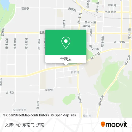 文博中心-东南门地图