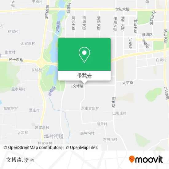 文博路地图