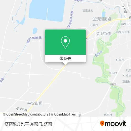 济南银月汽车-东南门地图