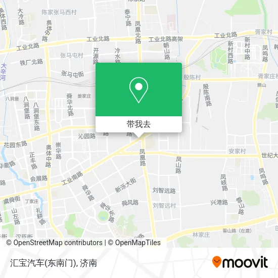 汇宝汽车(东南门)地图