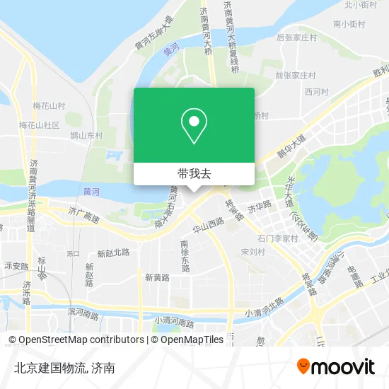 北京建国物流地图