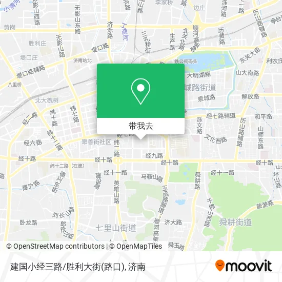 建国小经三路/胜利大街(路口)地图