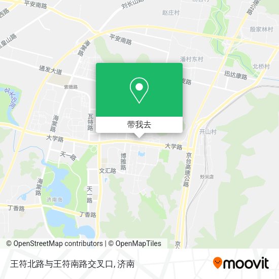 王符北路与王符南路交叉口地图