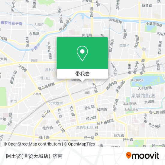 阿土婆(世贸天城店)地图