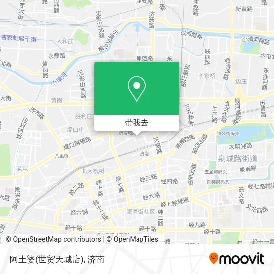 阿土婆(世贸天城店)地图
