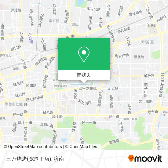 三万烧烤(宽厚里店)地图