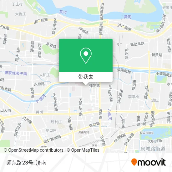 师范路23号地图