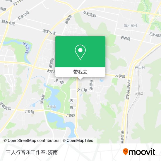 三人行音乐工作室地图
