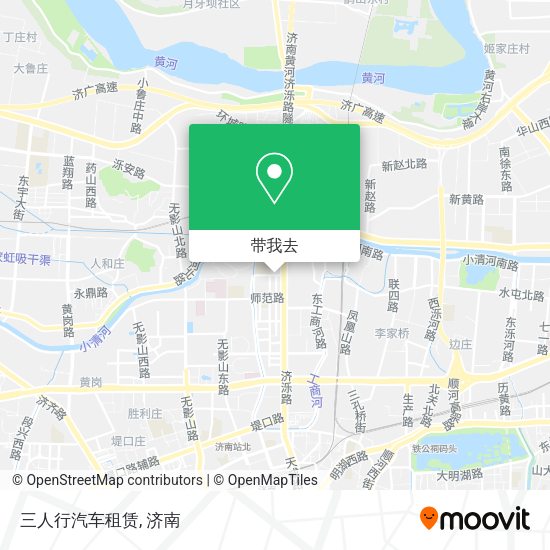 三人行汽车租赁地图