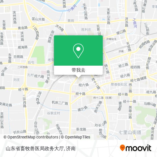 山东省畜牧兽医局政务大厅地图
