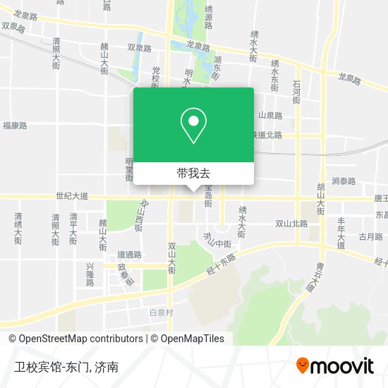 卫校宾馆-东门地图