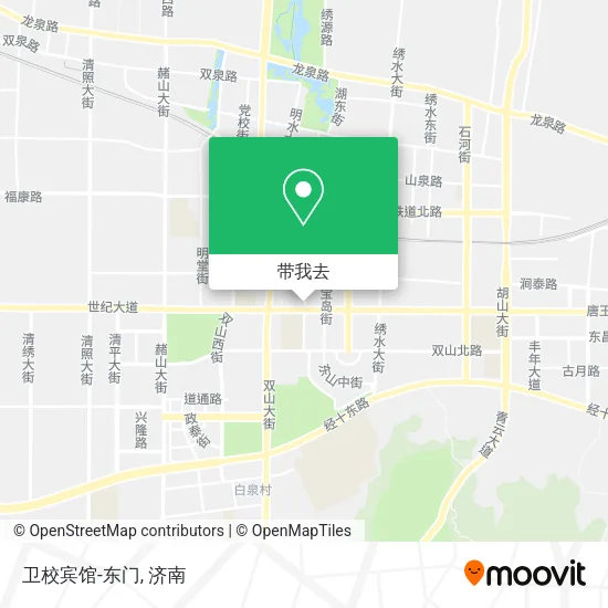 卫校宾馆-东门地图