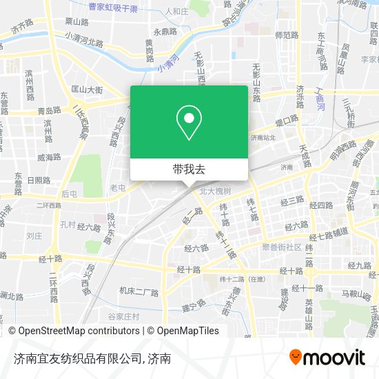 济南宜友纺织品有限公司地图