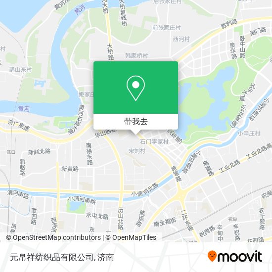元帛祥纺织品有限公司地图