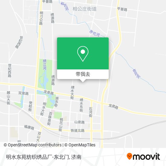 明水东苑纺织绣品厂-东北门地图