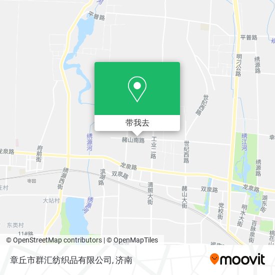 章丘市群汇纺织品有限公司地图