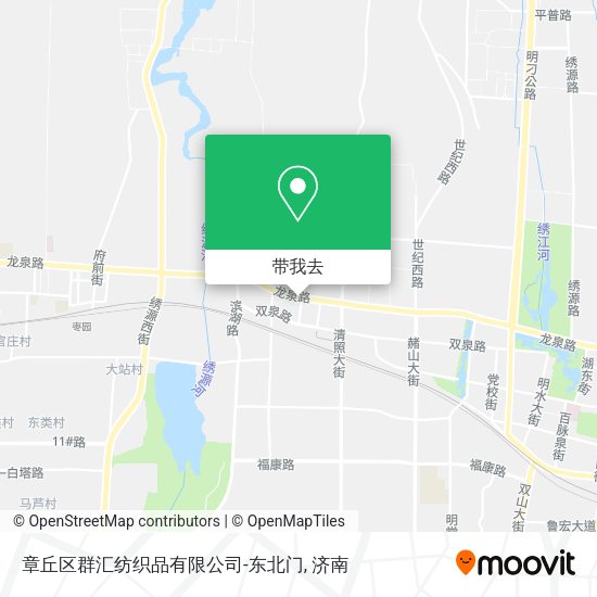 章丘区群汇纺织品有限公司-东北门地图