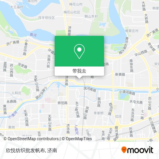欣悦纺织批发帆布地图
