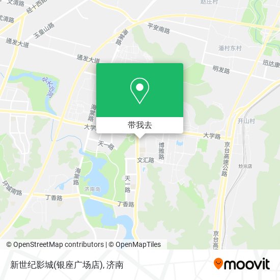 新世纪影城(银座广场店)地图