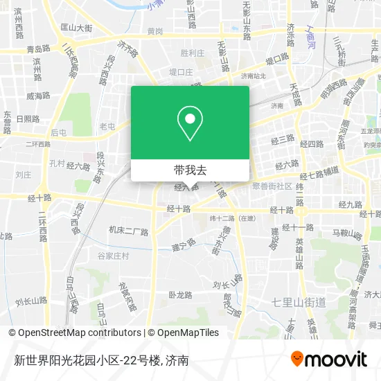 新世界阳光花园小区-22号楼地图