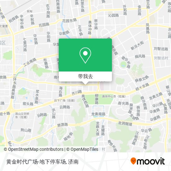 黄金时代广场-地下停车场地图
