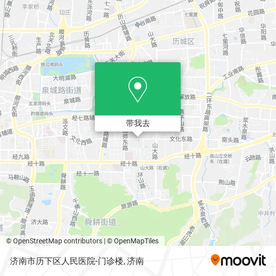 济南市历下区人民医院-门诊楼地图