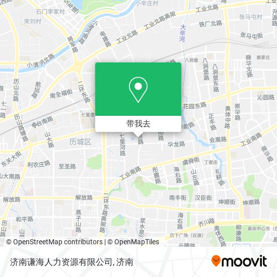 济南谦海人力资源有限公司地图