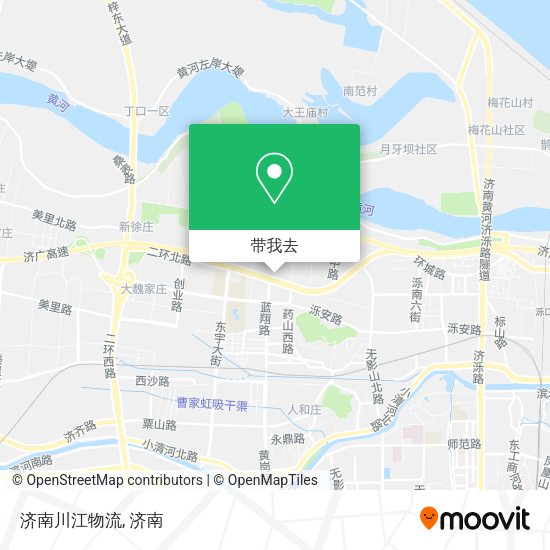 济南川江物流地图
