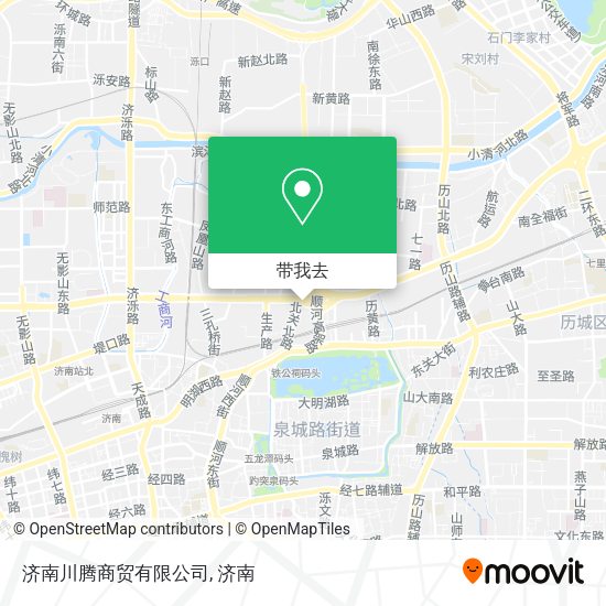 济南川腾商贸有限公司地图