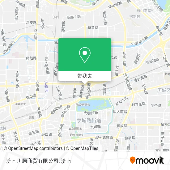 济南川腾商贸有限公司地图