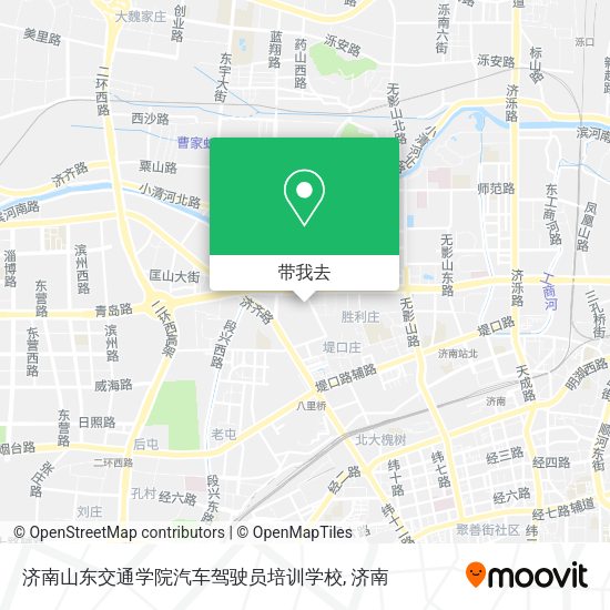 济南山东交通学院汽车驾驶员培训学校地图