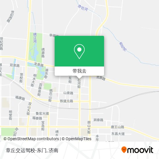 章丘交运驾校-东门地图